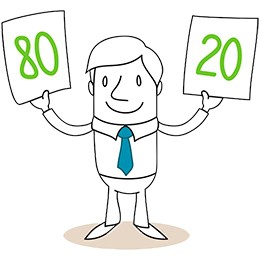 Princípio de Pareto ou Princípio 80/20
